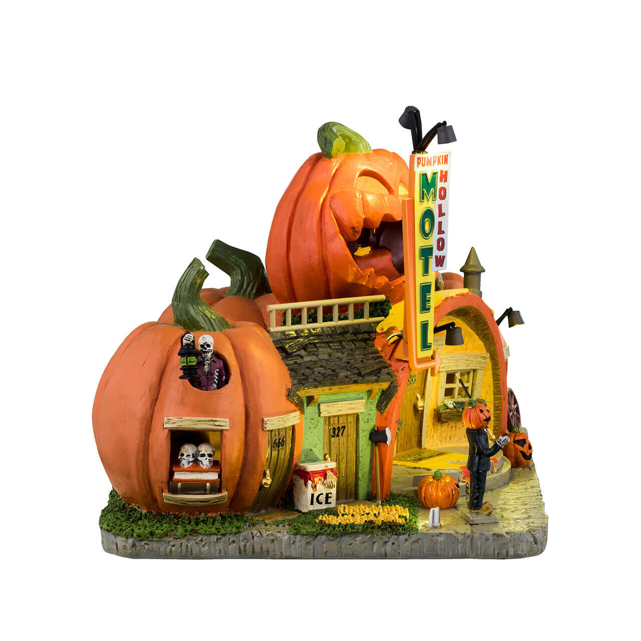 LEMAX Pumpkin Hollow Motel, Battery Operated (4.5V) #45206